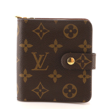 Louis Vuitton Compact Zippe Wallet Monogram Canvas