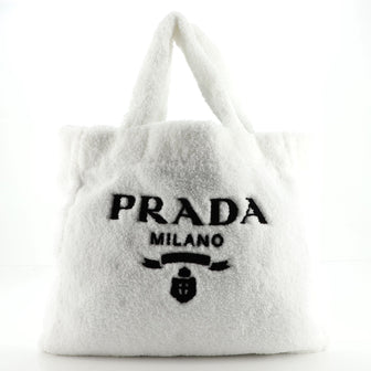 Prada Re-Edition 2000 Tote Terry Cloth Large