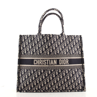 Christian Dior Book Tote Oblique Canvas