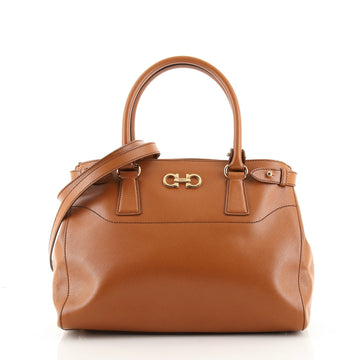 Salvatore Ferragamo Batik Tote Saffiano Leather Small