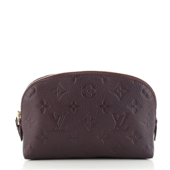 Louis Vuitton Cosmetic Pouch Monogram Empreinte Leather
