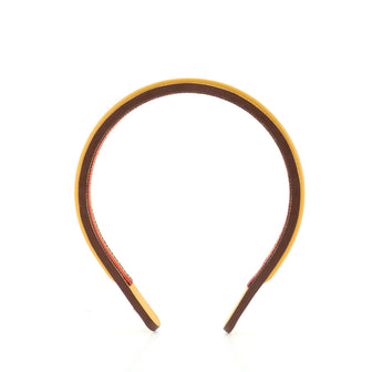 Hermes Jane Headband Leather with Rocabar Ribbon