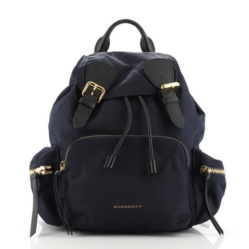 Burberry Rucksack Backpack Nylon with Leather Medium