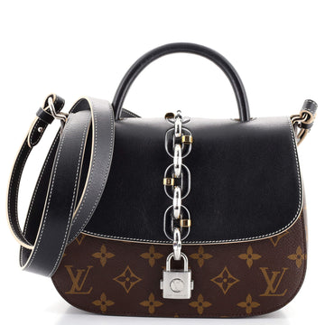 Louis Vuitton Chain It Handbag Monogram Canvas with Leather PM