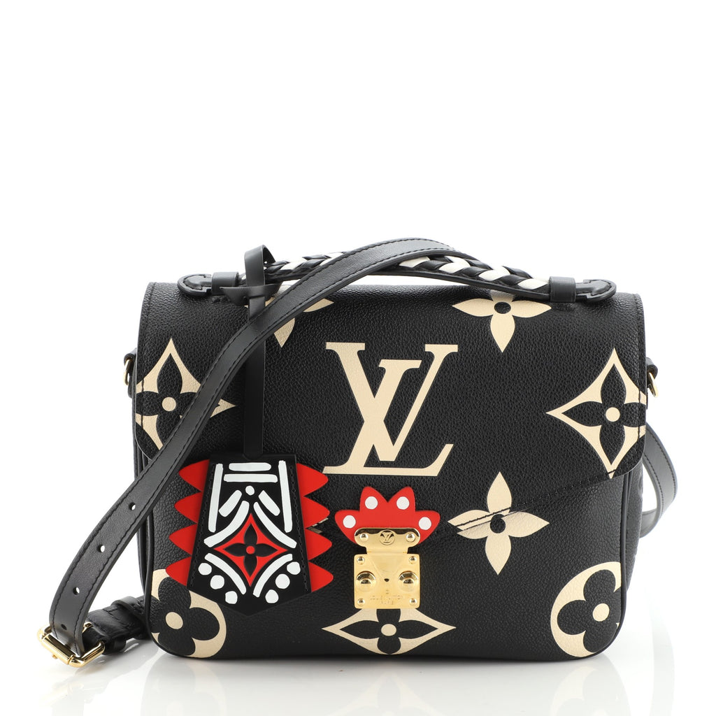 Louis Vuitton Limited Edition Giant Monogram Empreinte Crafty Pochette  Metis Shoulder Bag, Louis Vuitton Handbags