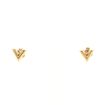 Louis Vuitton Essential V Stud Earrings Metal