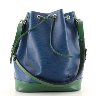 Louis Vuitton Bicolor Noe Handbag Epi Leather Large