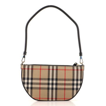 Burberry Olympia Pouch Shoulder Bag Vintage Check Canvas