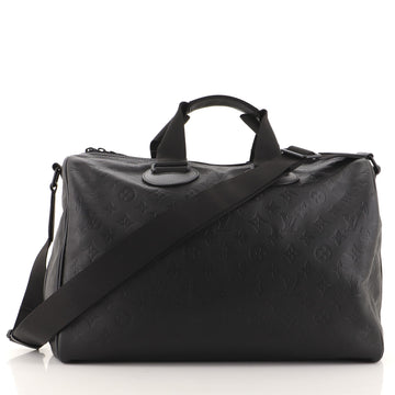 Louis Vuitton Speedy Bandouliere Bag Monogram Shadow Leather 40