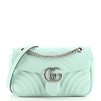 Gucci GG Marmont Flap Bag Matelasse Leather Small