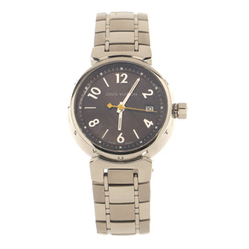 Louis Vuitton Tambour Quartz Watch Stainless Steel 28