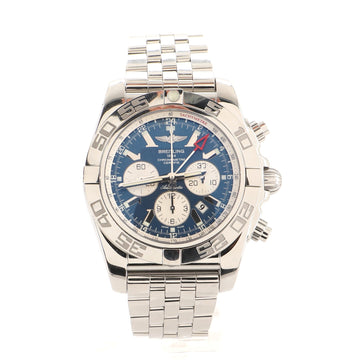 Breitling Chronomat GMT Chronograph Automatic Watch Stainless Steel 47