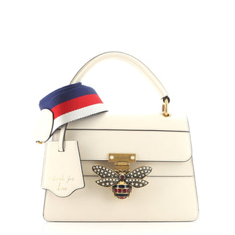 Gucci Queen Margaret Top Handle Bag Leather Small
