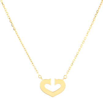 Cartier C Heart de Cartier Pendant Necklace 18K Yellow Gold