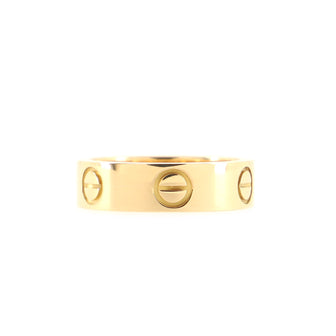 Cartier Love Band Ring 18K Yellow Gold