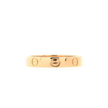 Cartier Love Wedding Band Ring 18K Rose Gold