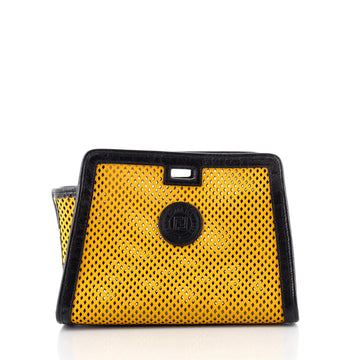 Fendi Peekaboo Defender Laser Cut Leather Small