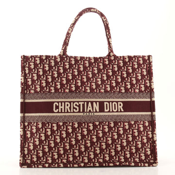 Christian Dior Book Tote Oblique Canvas