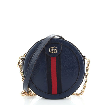 Gucci Ophidia Round Shoulder Bag Leather Mini