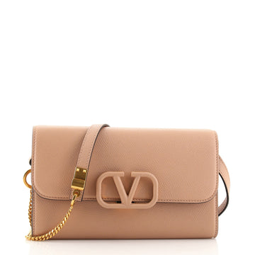 Valentino VSling Convertible Clutch Leather Small