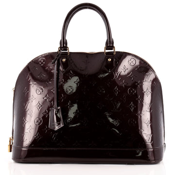 Louis Vuitton Alma Handbag Monogram Vernis MM