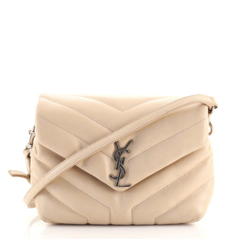 Saint Laurent LouLou Shoulder Bag Matelasse Chevron Leather Toy