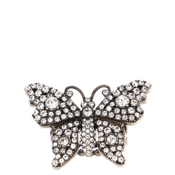 Gucci Butterfly Ring Crystal and Metal