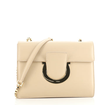 Salvatore Ferragamo Thalia Shoulder Bag Leather Medium