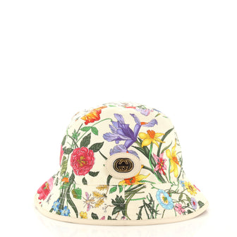 Gucci Bucket Hat Flora Canvas