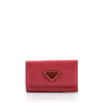 Prada 6 Key Holder Saffiano Leather