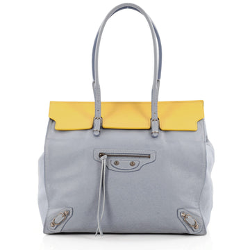 Balenciaga Papier Flap Tote Leather Medium
