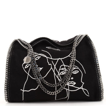 Stella McCartney Falabella Tote Embroidered Wool Large