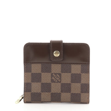 Louis Vuitton Bifold Zip Wallet Damier Compact