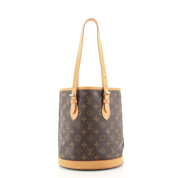 Louis Vuitton Petit Bucket Bag Monogram Canvas