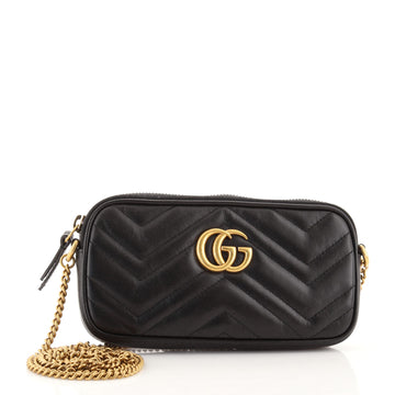 Gucci GG Marmont Shoulder Bag Matelasse Leather Small