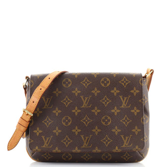 Louis Vuitton Musette Tango Handbag Monogram Canvas