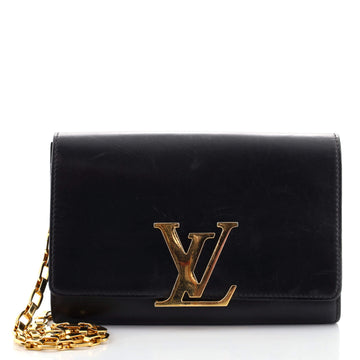 Louis Vuitton Chain Louise Clutch Leather MM