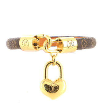 Louis Vuitton Crazy In Lock Bracelet Monogram Canvas with Metal Brown  10354537