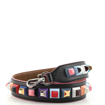 Fendi Kan I Shoulder Strap Studded Leather