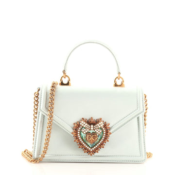 Dolce & Gabbana Devotion Top Handle Bag Satin Mini