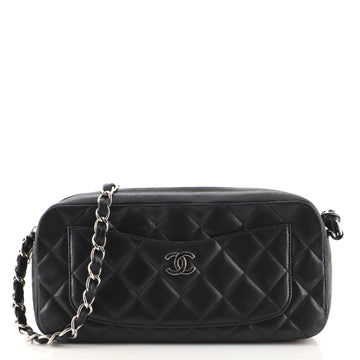 Chanel Camera Case Shoulder Bag Quilted Lambskin Medium