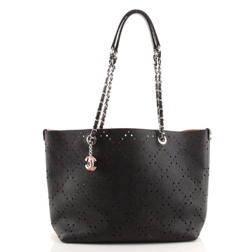 Chanel Shopping Tote Perforated Caviar Small