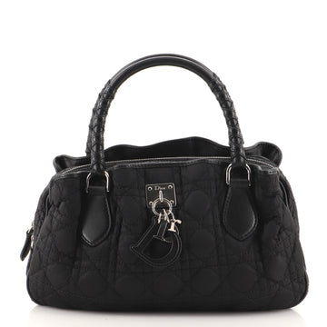 Christian Dior Lovely Satchel Cannage Quilt Nylon