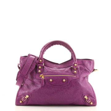 Balenciaga City Giant Studs Bag Leather Medium