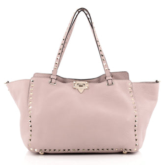 Valentino Rockstud Tote Soft Leather Medium