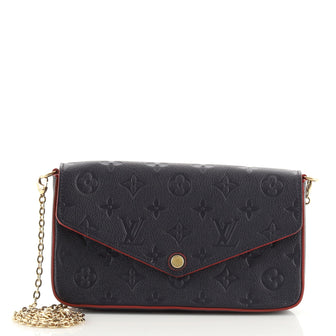 Louis Vuitton Felicie Pochette Monogram Empreinte Leather