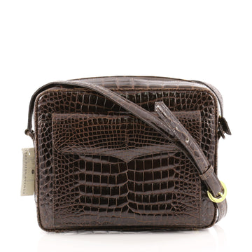 Lana Marks Camera Bag Crocodile Medium