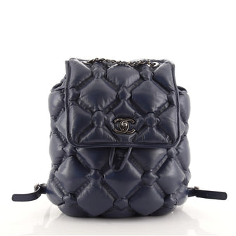 Chanel Chesterfield Backpack Quilted Calfskin Medium