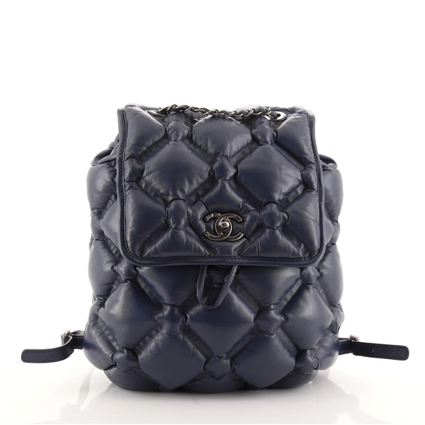 Chanel Chesterfield Chain Tote Black Quilted Calfskin – Vault 55