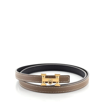 Hermes 5382 Rock Reversible Belt Leather Thin
